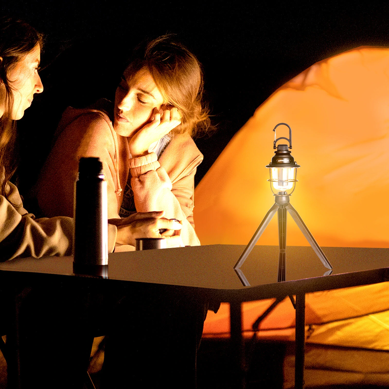 (image for) Astrolux&reg; CL01 1800-6500K Stepless Dimming Camping Light Tripod Available USB-C Rechargeable 30h Max Runtime Outdoor LED Tent Light Multifunction Ambient Lamp Atmosphere Light